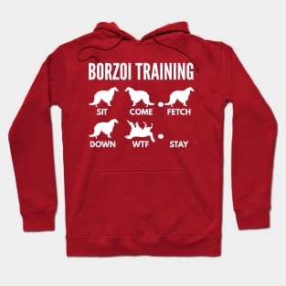 Borzoi Training Russian Wolfhound Tricks Hoodie